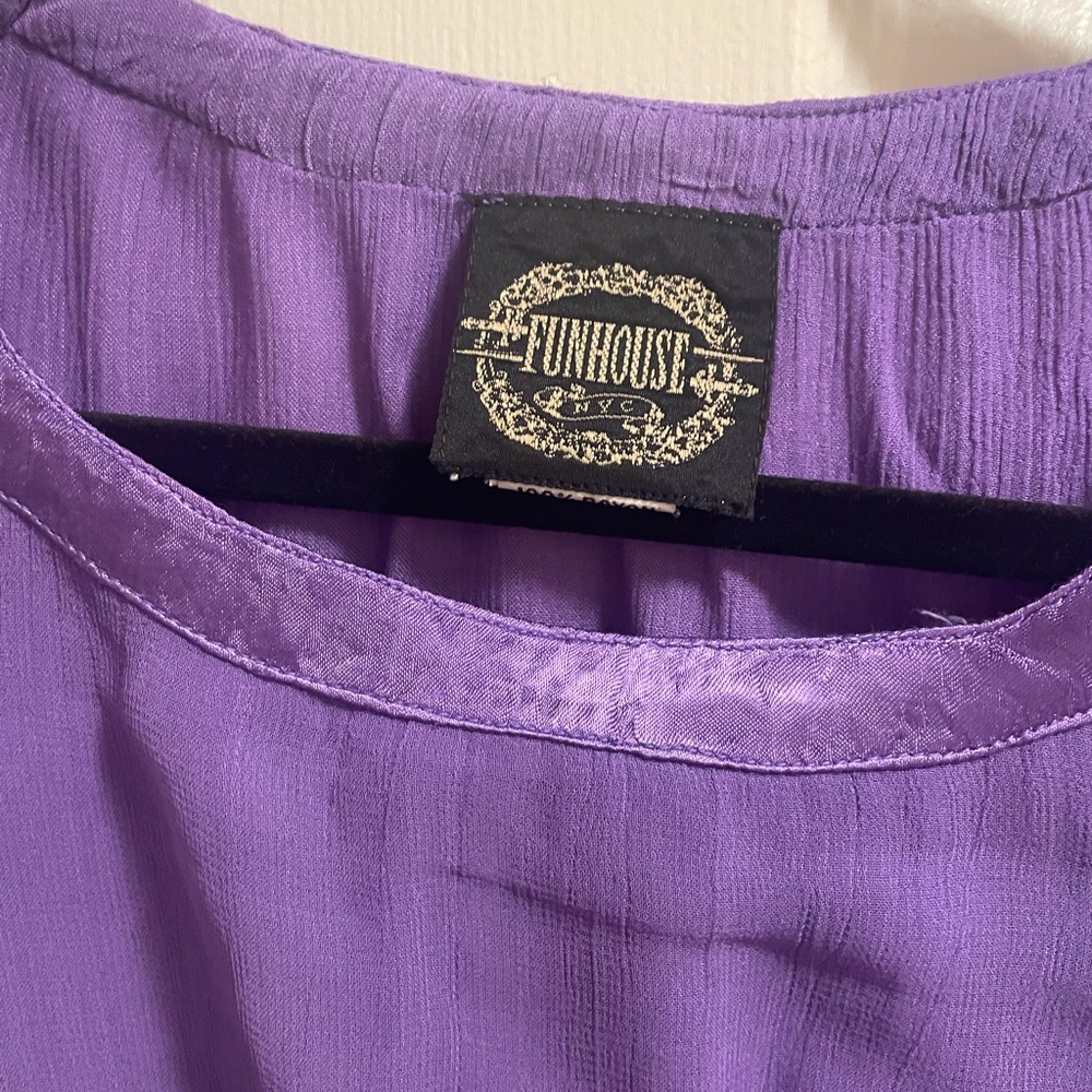 Boho purple tunic